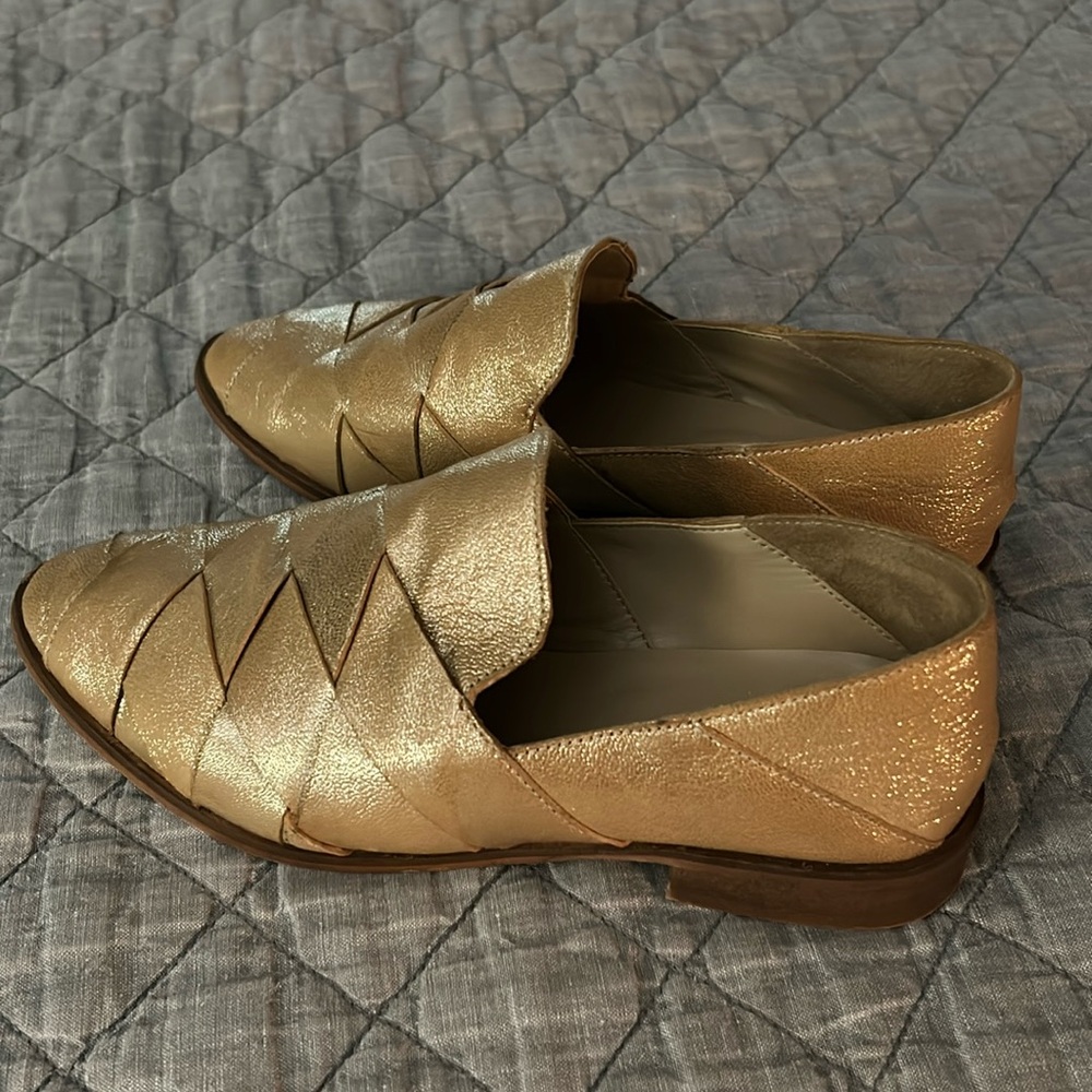 Diba True gold flats.